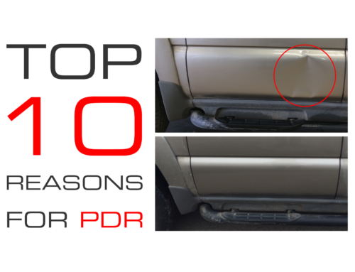 Top 10 Reasons to Choose PDR over a Conventional Body Shop Repair