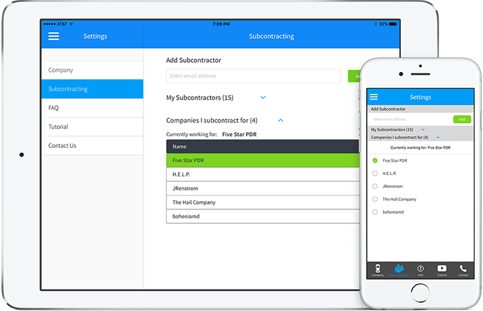 subcontracting mobile tech rx